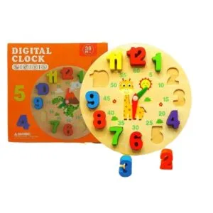 Wooden Clock for Kids