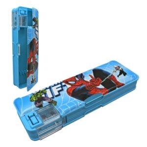 Spiderman themed Boy & Girl Geometry Box with Sharpener, featuring fun design and complete geometry set for students