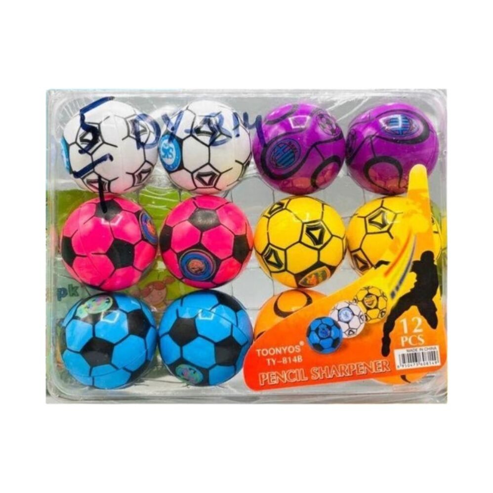 Football Shape Pencil Sharpener with a fun design, providing precise sharpening for clean and sharp pencil points