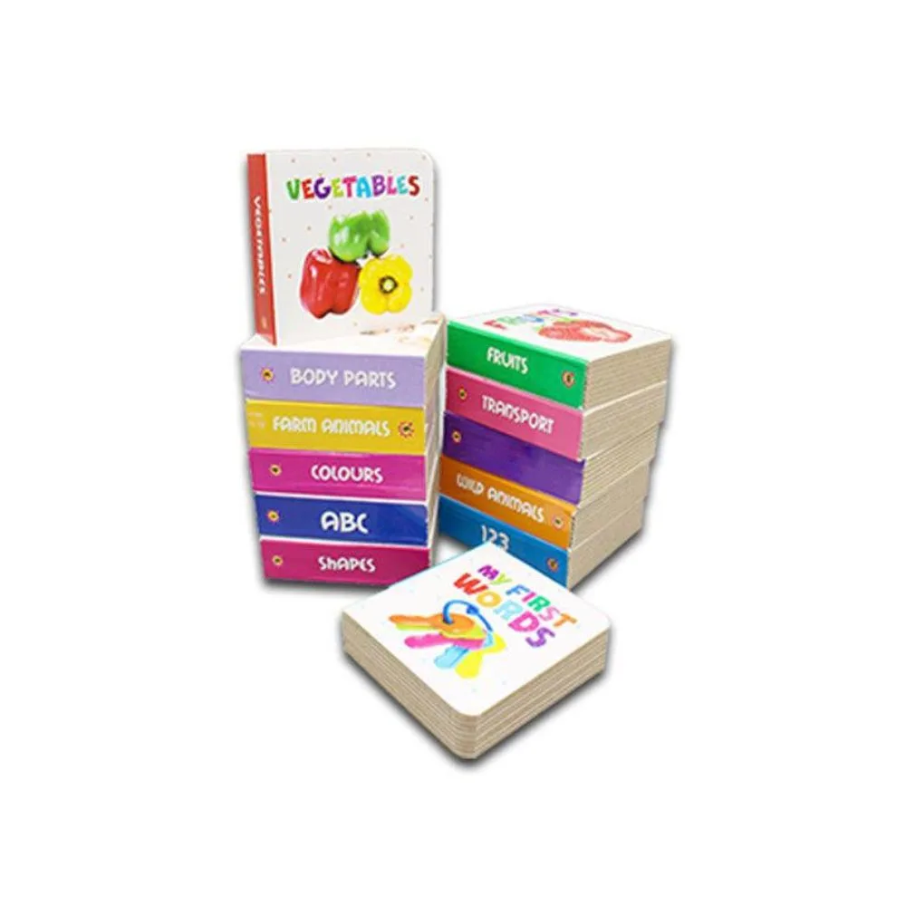 12-in-1 Kids Learning Library – Educational Book Set