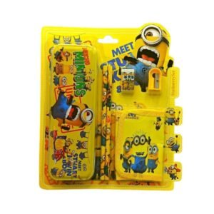 Minions themed stationery set with fun designs inspired by the popular characters