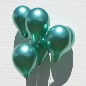 Balloons Metallic Green (single, 25 or 50 Balloons)