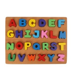 Preschool Capital 3D Alphabets Wooden Plate - SMPK4999
