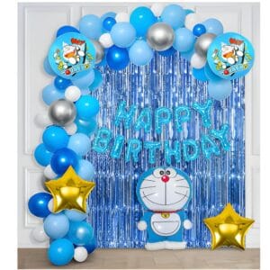 Blue Doremon Birthday Decoration Set for Kids Party