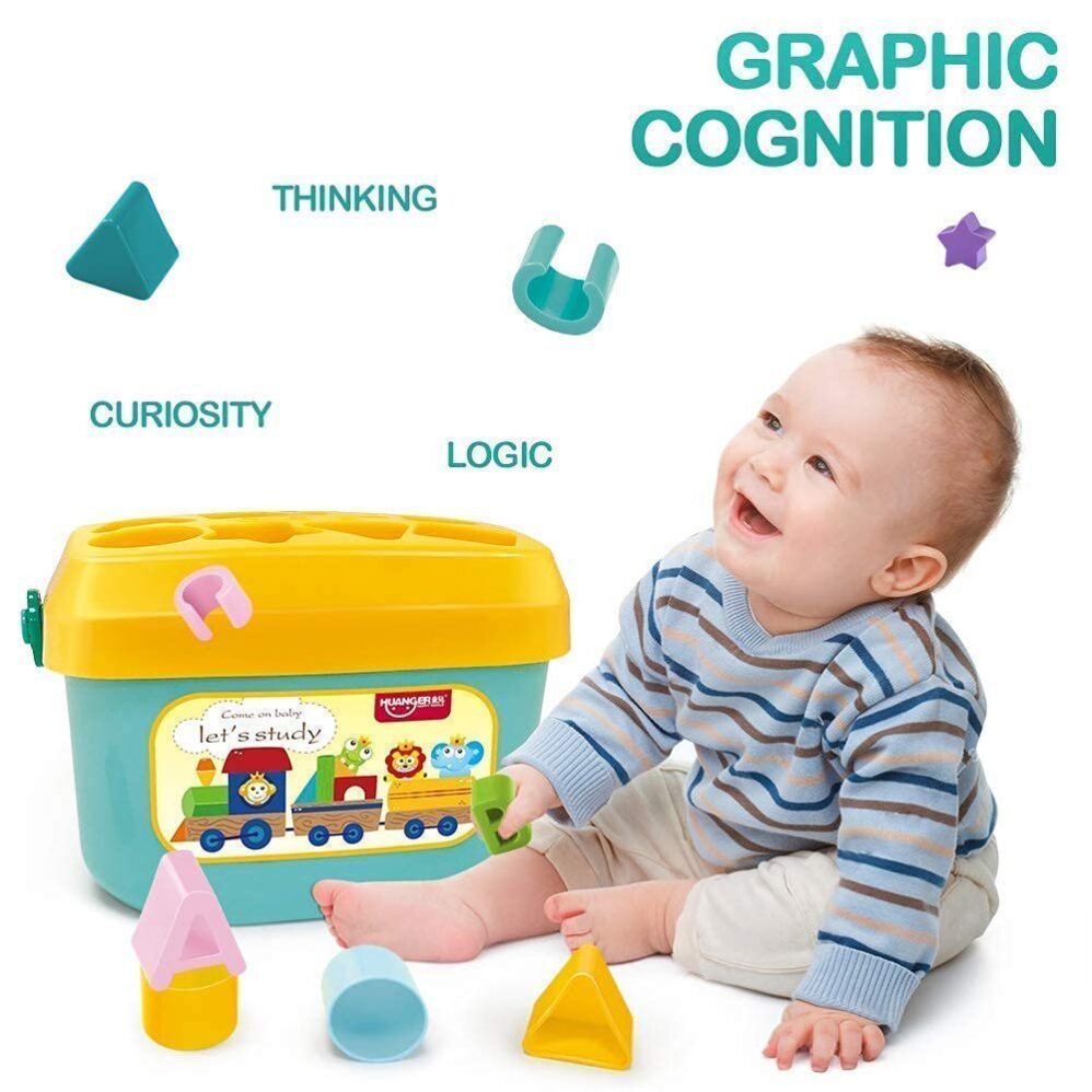 Huanger Baby’s First Blocks Shape Sorter