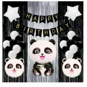49 PCS Panda Birthday Decoration Set