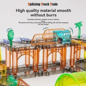 DIY Electric Train Track Puzzle Toy