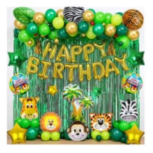 Jungle Animal Birthday Party Decoration Set
