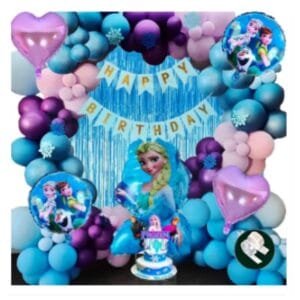 Frozen Elsa Birthday Decoration Set for Girls | ChuzaToy