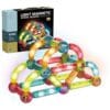 Happy Hues Magnetic Glow Blocks Toy Set - 52 PCS