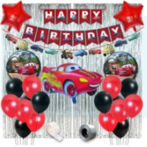 McQueen Car Theme Birthday Décor