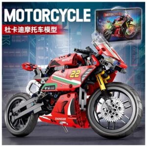 2025 Ducati Motorcycle Building Blocks MOC Model Toy