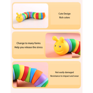 Rainbow Twisting Caterpillar Toy