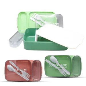 Four Compartment Leakproof Lunch Box for Kids & Adults