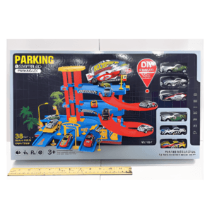 DIY Assembled Toy Car Parking Garage Set