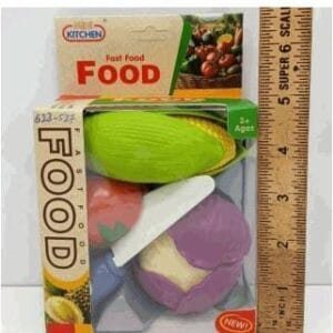 Kids Pretend Cutting Food Playset Toy