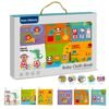 Crinkle Cloth Baby Books – Set of 6 Soft Toys