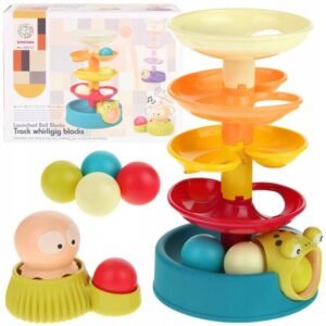 Roll ‘n Swirl Ball Ramp Launcher Toy