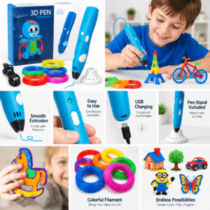 3D Pen for Kids creative drawing and printing toy